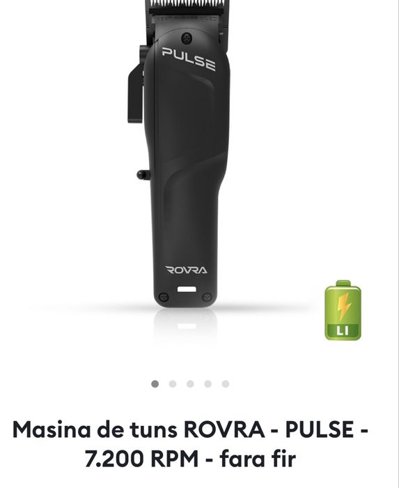 Vand masina de tuns Rovra Pulse
