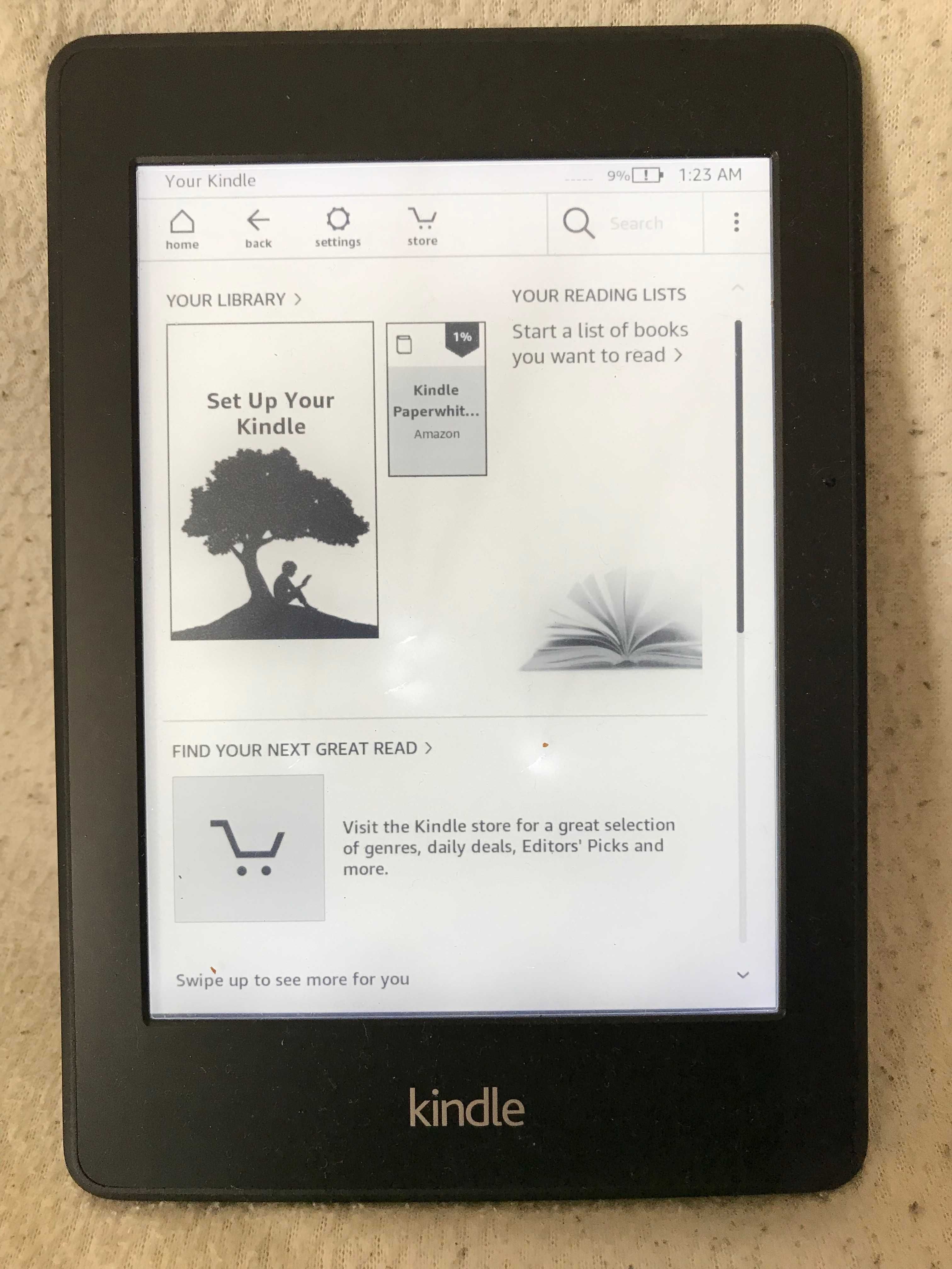 Електронна книга Kindle Paperwhite 7 Gen, DP75SDI с подсветка и тъч