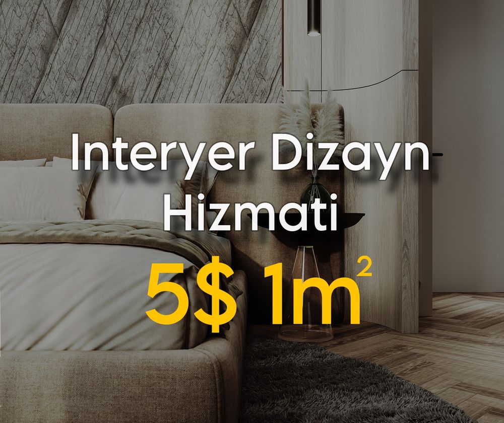 Interyer Dizayn 5$ faqat shu oy uchun shoshiling