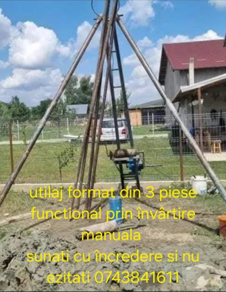 Foraje puturii fantanii si piloni