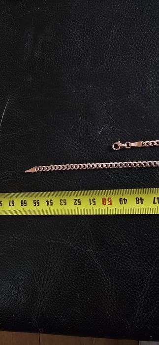 Lănțișoare argint aurit roze