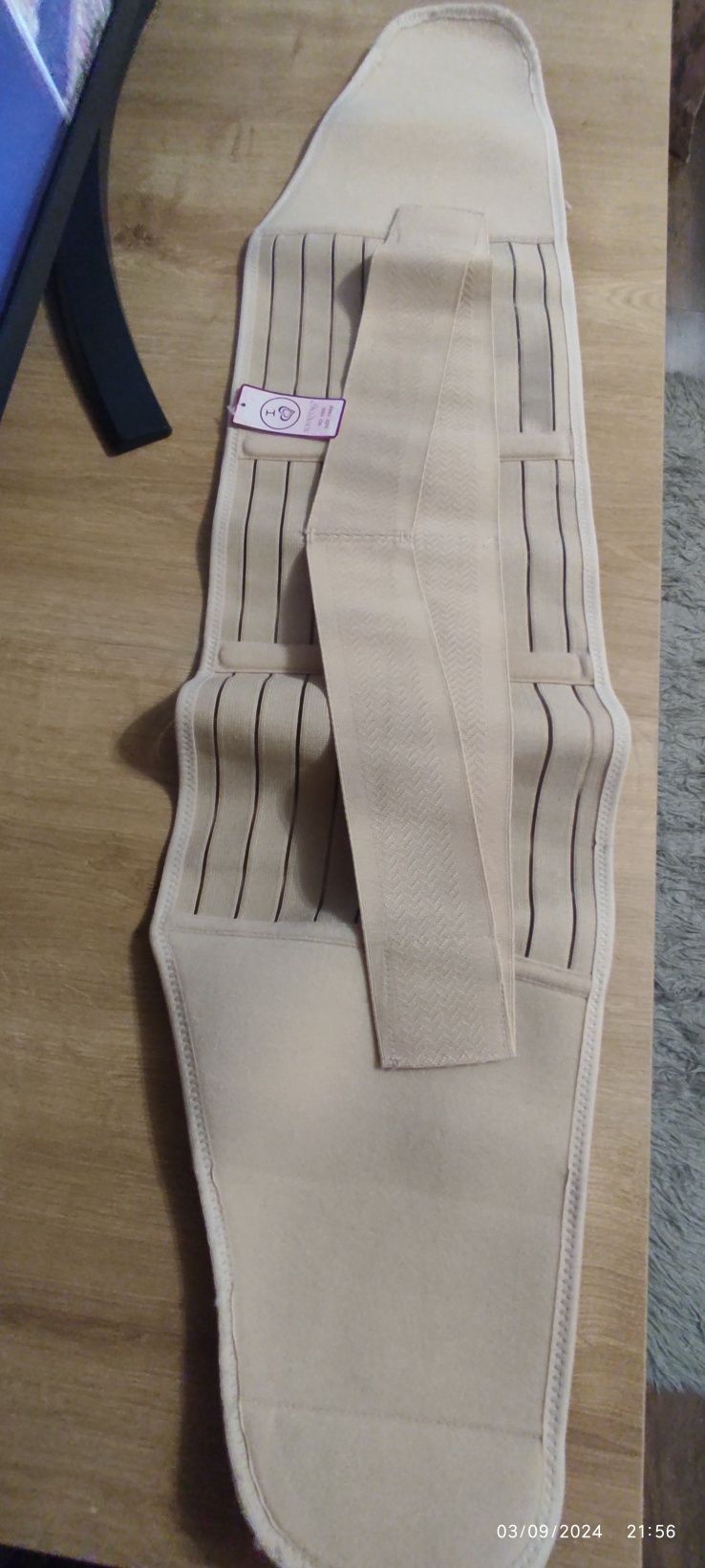 Centură elastică (brâu), cu închidere velcro