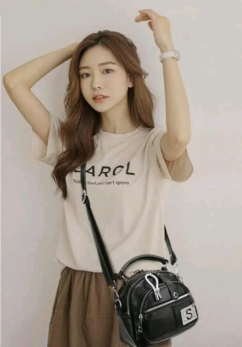 дамска чанта и раница 2 в 1.