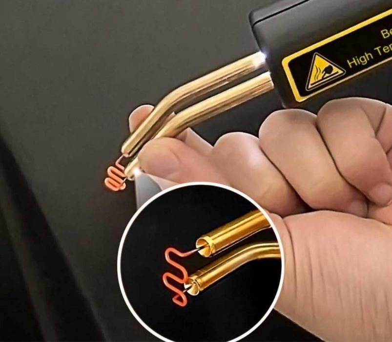 Trusa pistol lipit la cald multifunctional 400 capse si cleste