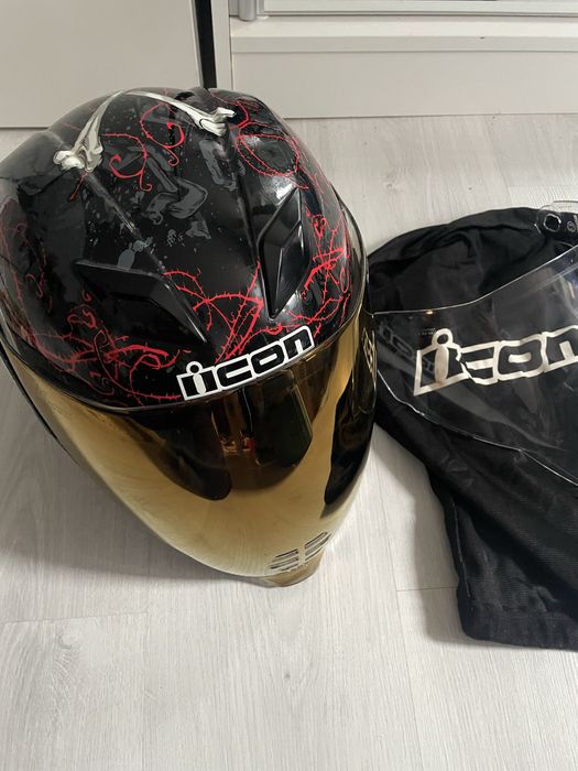 Cască moto Icon Airflite Skull 18 – mărimea S