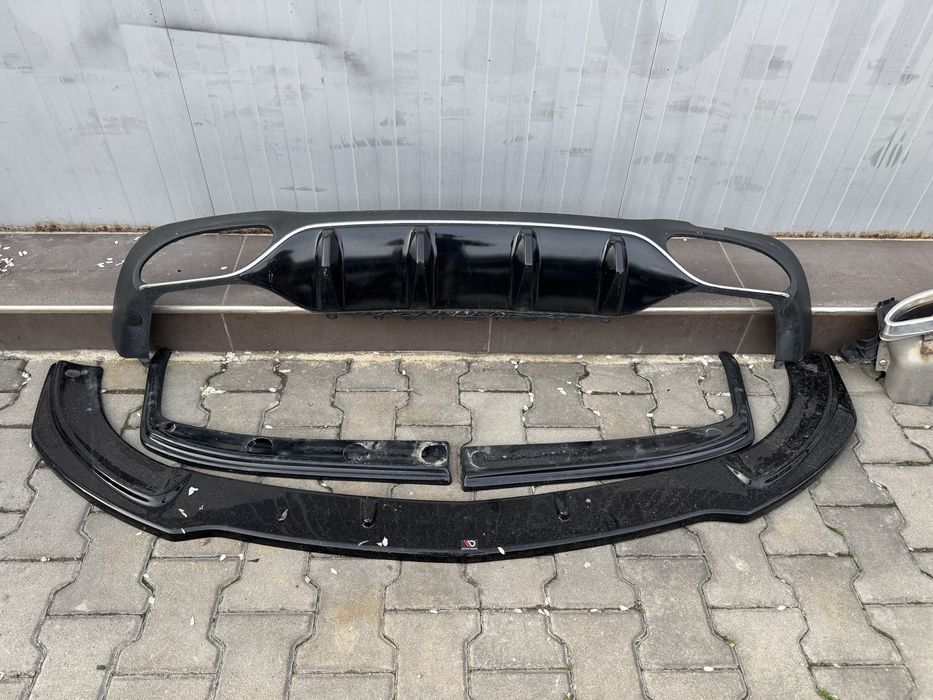 Преден и заден дифузер добавка предна и задна AMG броня Mercedes W213