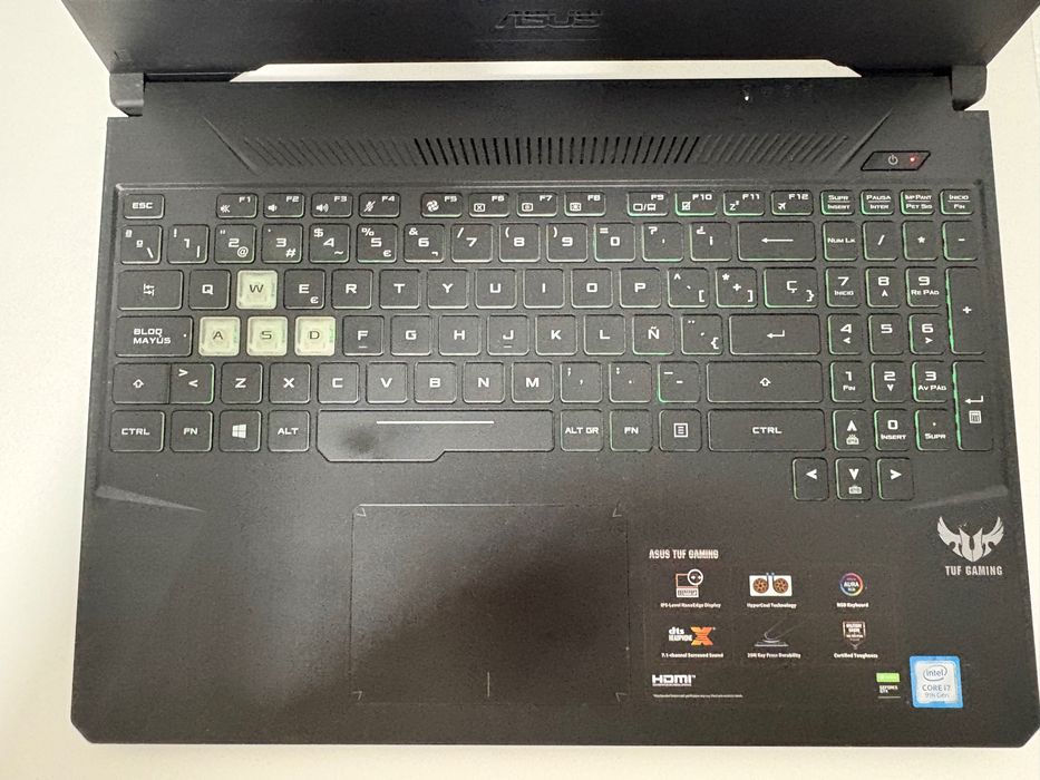 Лаптоп ASUS TUF Gaming FX505GТ-BQ24 – , 15.6″ FHD,  i7-9750H, GTX 1650