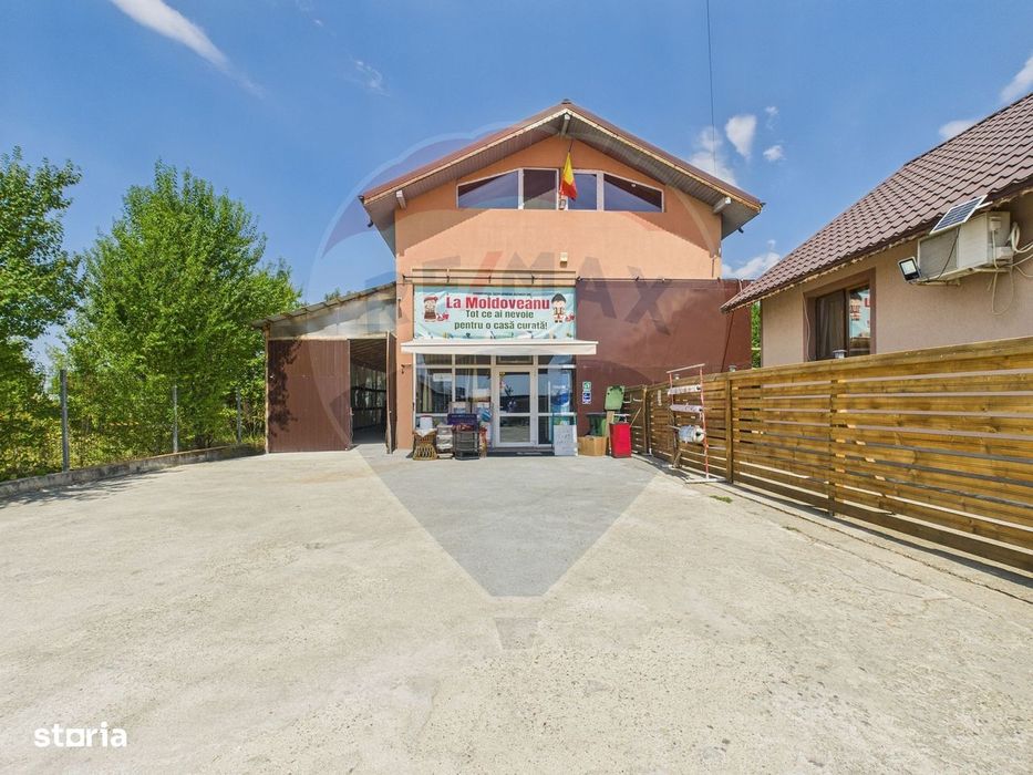 Hala, teren 5000 mp si casa in Potlogi- 38 km pana in Bucuresti