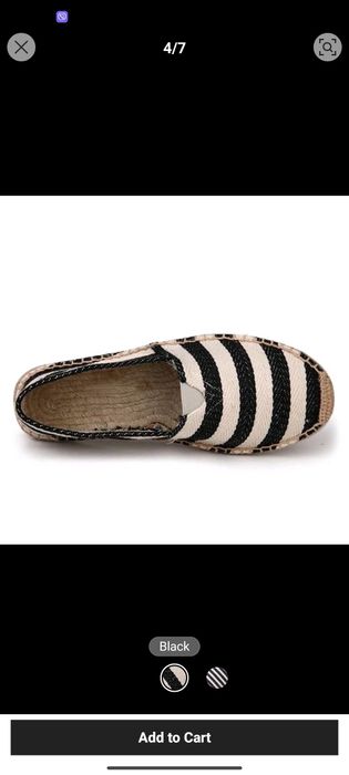 Нови мъжки еспадрили обувки с конопена подмека 46/47