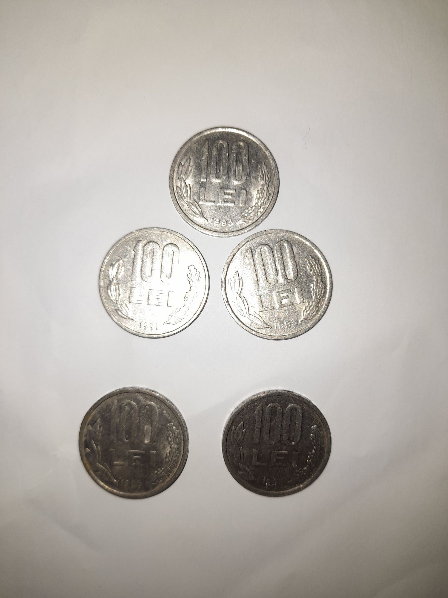 Monede 100Lei 1991-1995 Mihai Viteazu