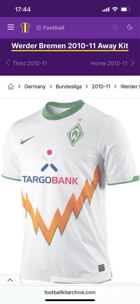 Tricou Werder Bremen Germania nike