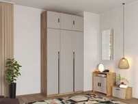 Dulap Inalt 3U Casmir / Stejar Siena