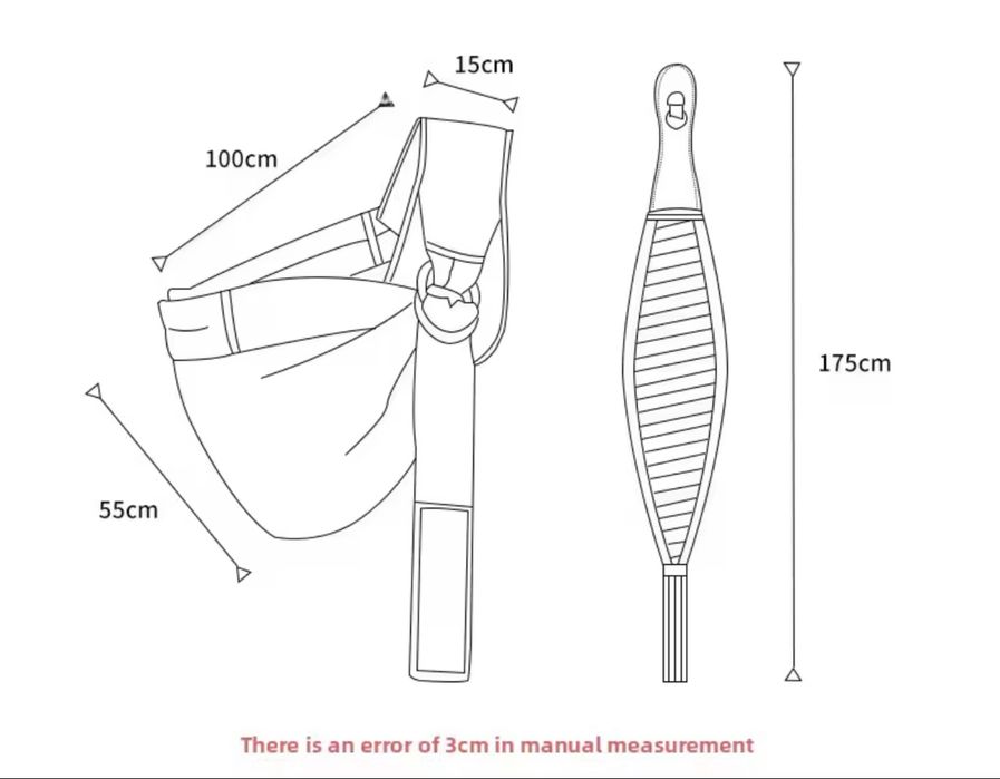 Слинг переноска для новорожденных