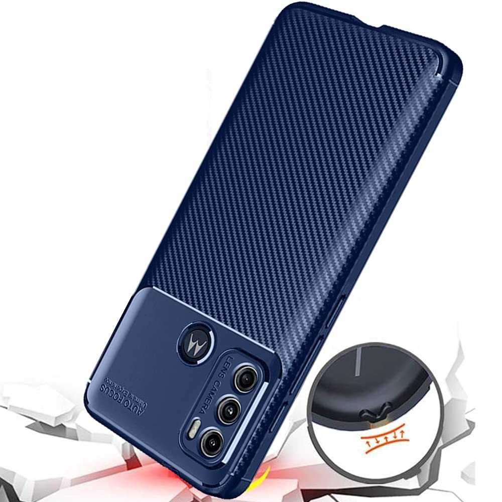 Husa Premium Antisoc model Carbon pt. Motorola Moto G60, E7 Power