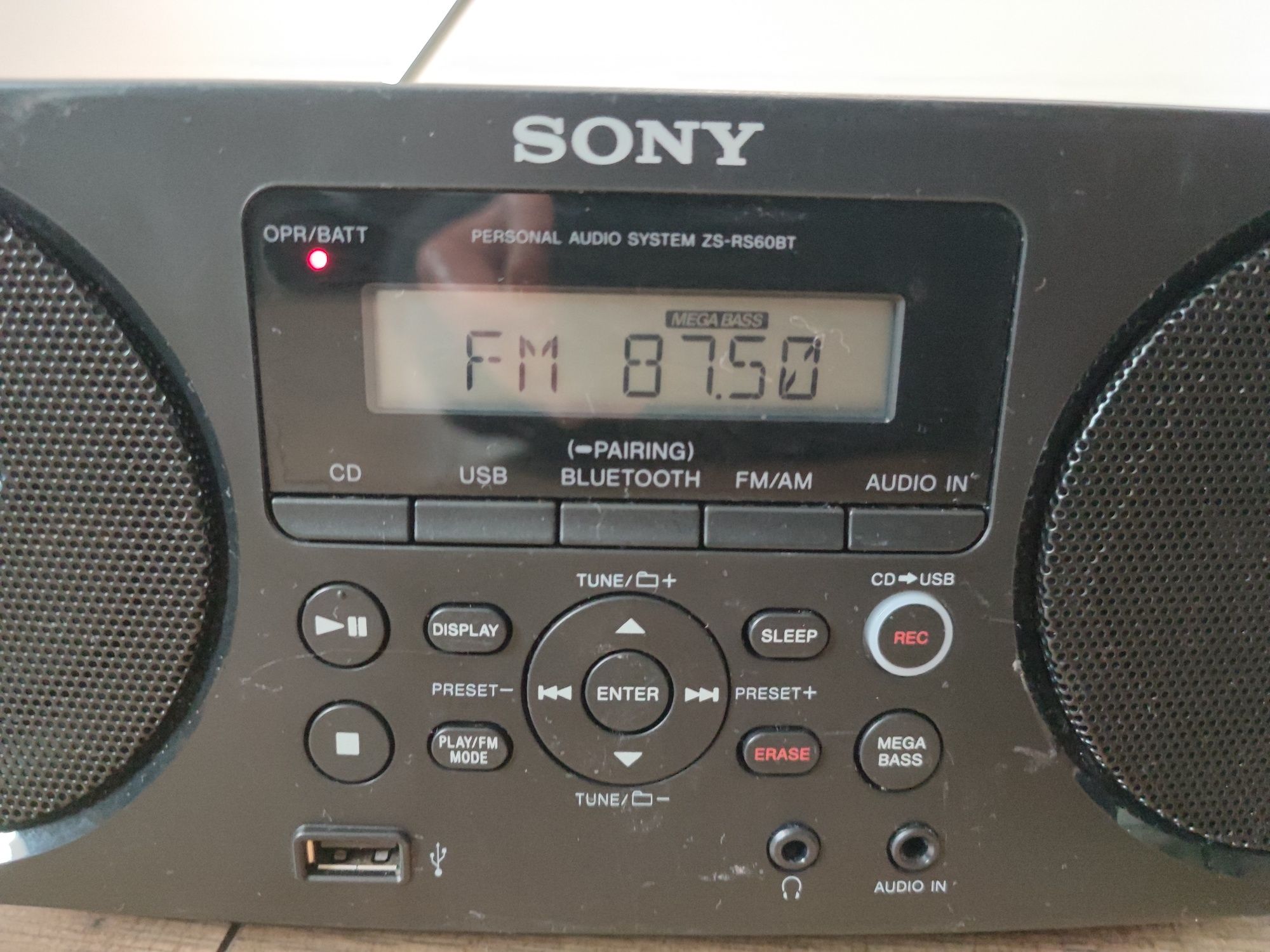 Radio cd Sony ZS RS60BT USB bluetooth NFC