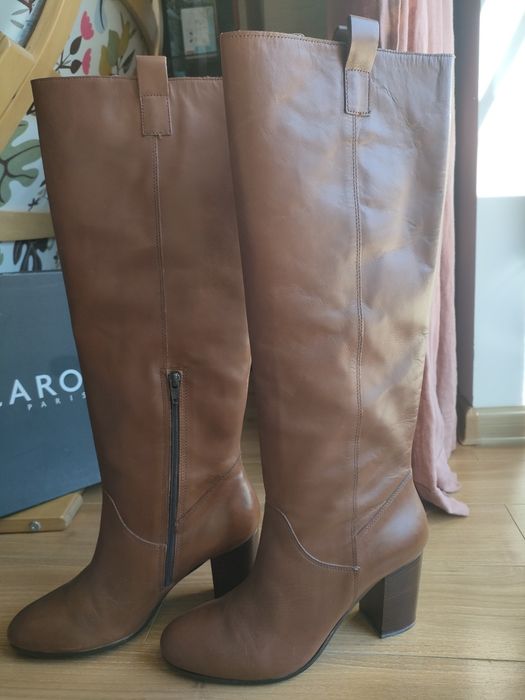 Cizme Caroll Paris piele maro mărimea 40