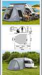 Cort rulota/autorulota sau campervan Berger Touring Easy-XL

van