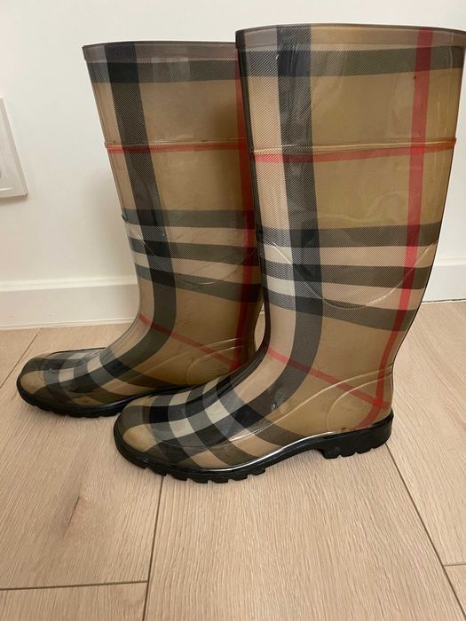 Cizme Burberry de ploaie cauciuc 39