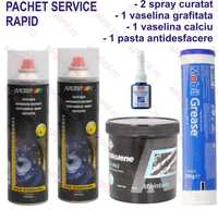 Pachet service rapid vaselina grafitata spray frana loctite