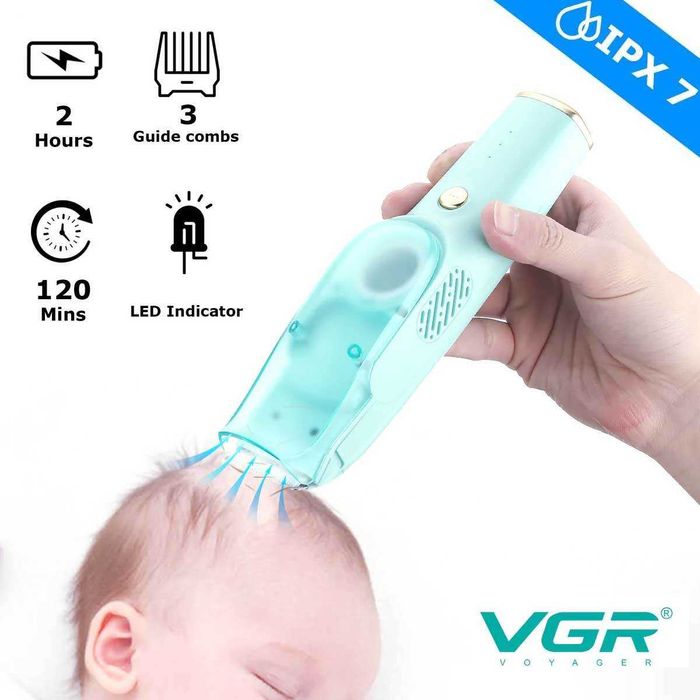 Машинка с вытяжкой для Стрижки Детей и Младенцев VGR Baby V-151