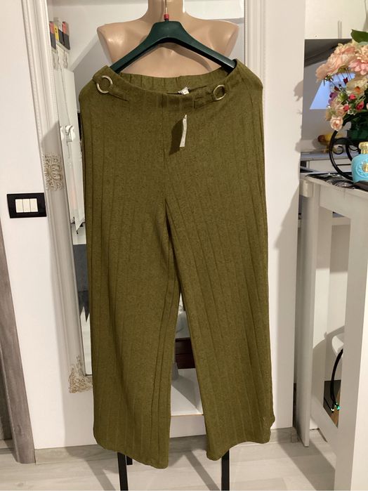 Pantaloni tricot noi,evazati xl Anglia