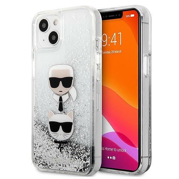 Karl lagerfeld hardcase liquid glitter karl&choupette head - лицензира