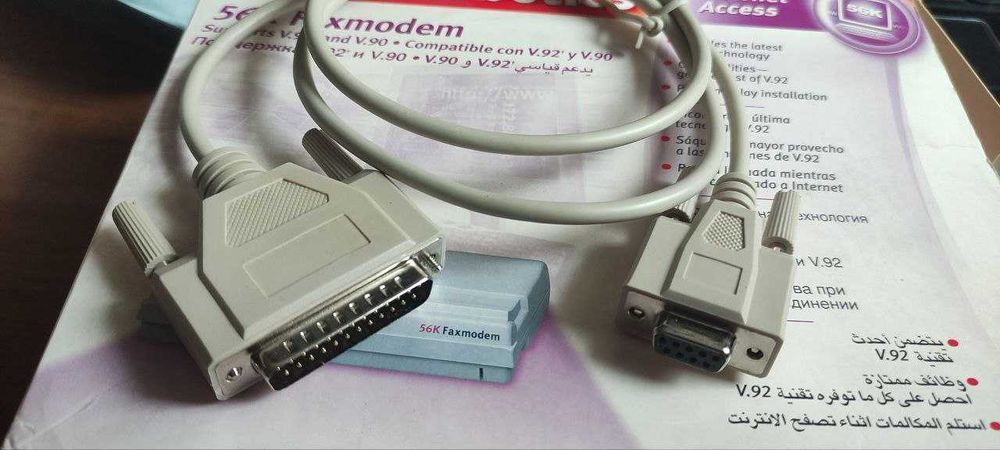 Modem 56K USRobotics, com-порт