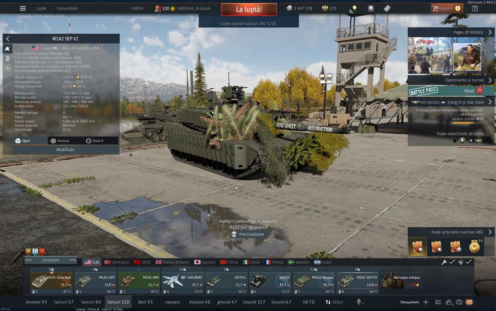 Joc War Thunder top