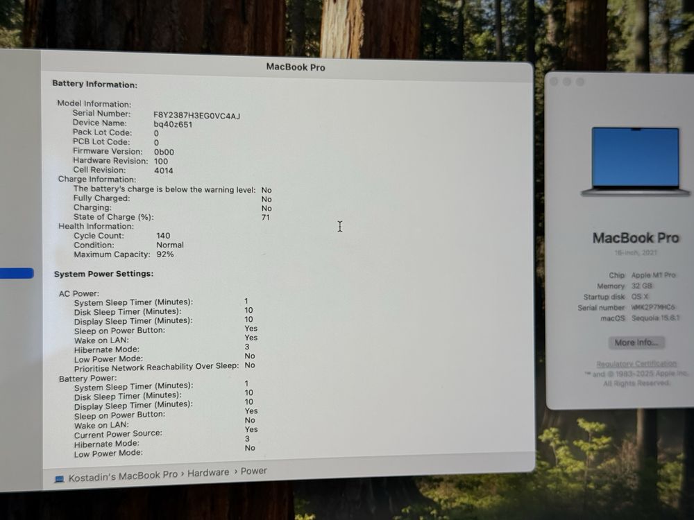 Macbook Pro M1 Pro 32GB Ram 512 SSD 2021 A2485