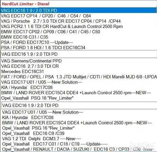 HardCut Limiter Diesel / Petrol + Pops & Bangs – Софтуерен пакет
