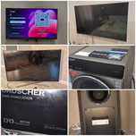 Продаю 3 телевизора, машинка атомат Dauscher (7кг), самбуфер Samsung