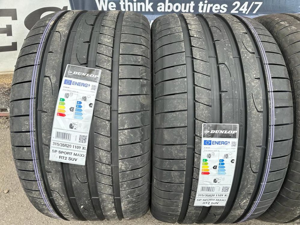 315/35 R20 + 275/40 R20 DUNLOP SPORT MAXX anvelope noi vara BMW X5 X6