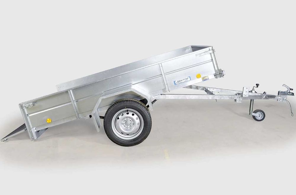 Прицеп Вектор 011А, кузов 2,5х1,4 м, борт 38 см, R16, рассрочка Каспий