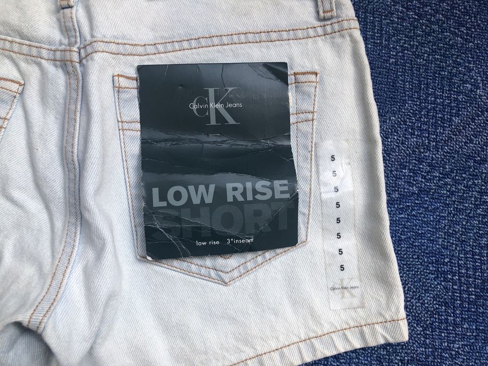 НОВИ Calvin Klein 3 inch Welt Pocket Shorts ОРИГИНАЛ дамски къси дънки