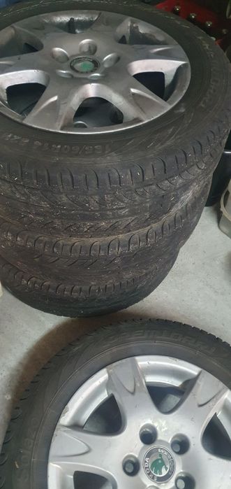 Jante aluminium+cauciucuri