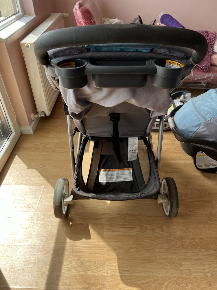 Cărucior Copii Chicco Viaro 3 in 1 și 2 suporti landou isofix