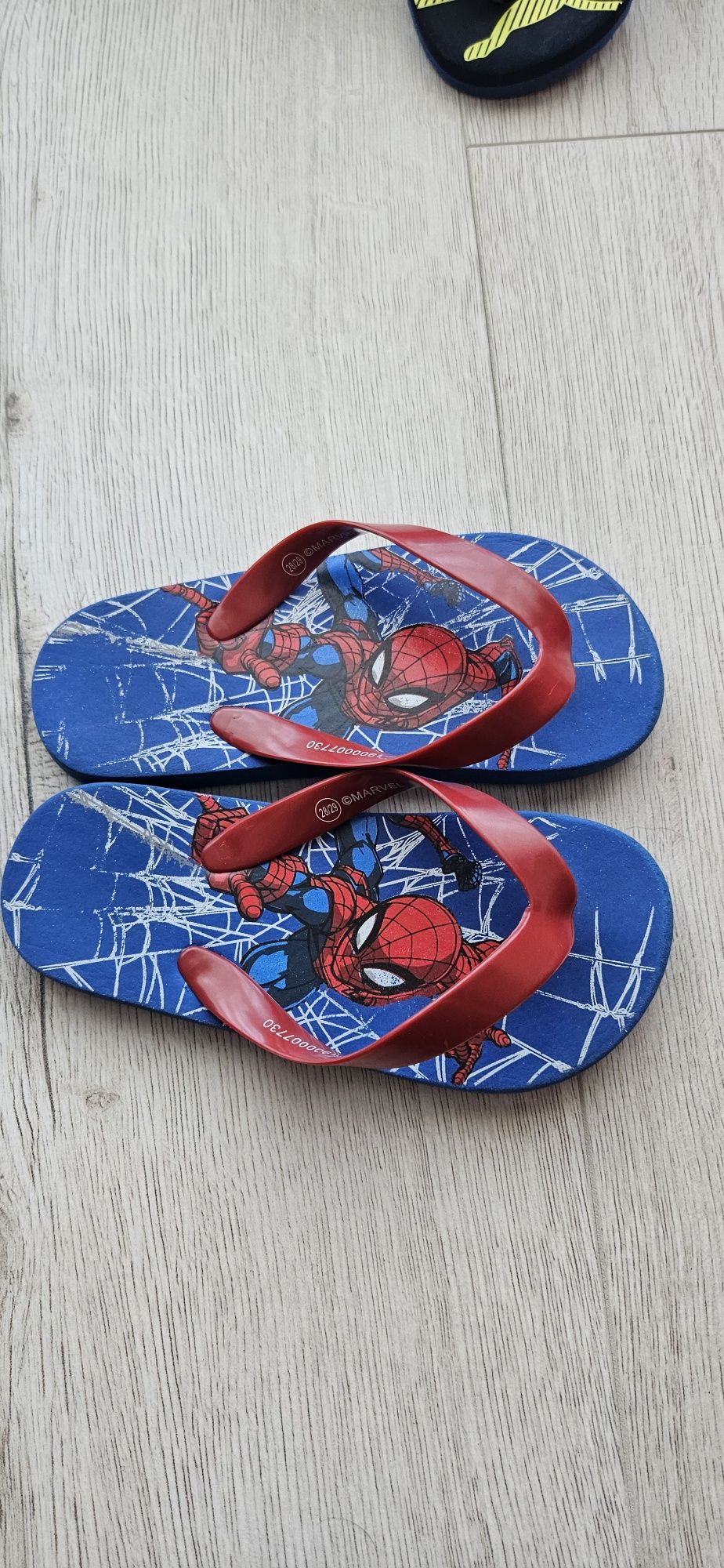 Șlapi copii Puma Epic flip + șlapi albastru Marvel Spiderman, mărimea