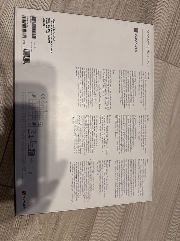 Laptop/tableta Microsoft Surface Pro 9, 16/256 gb