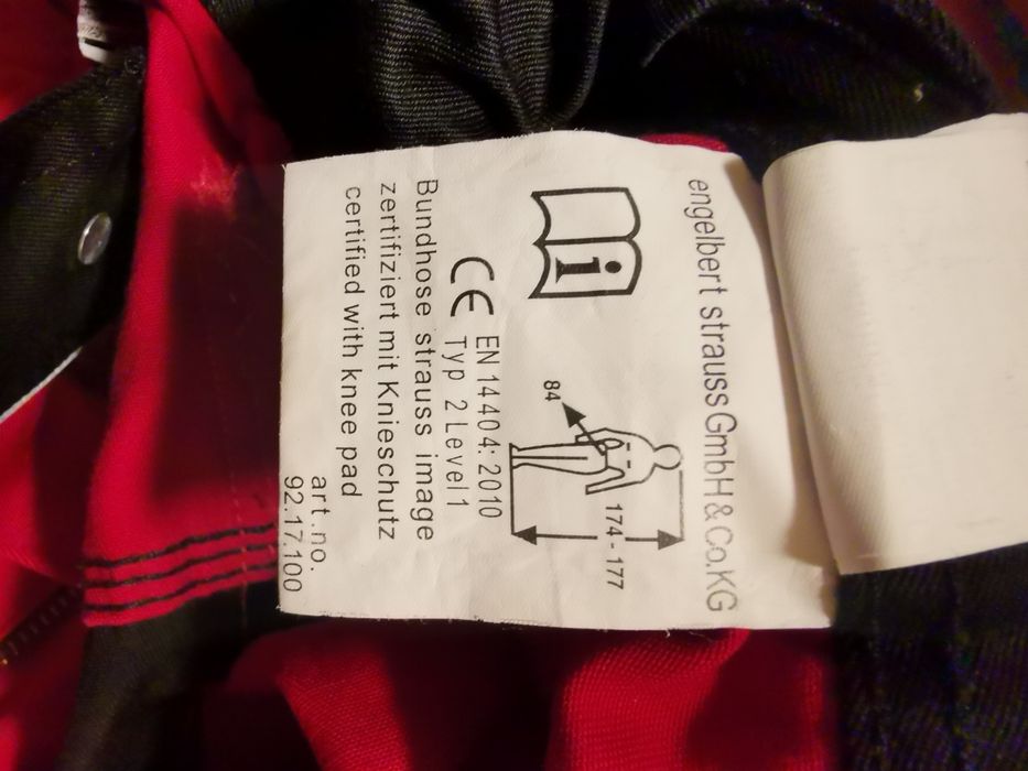 Engelbert strauss работен панталон размер 48