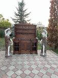 Doua statuete deosebite din marmura