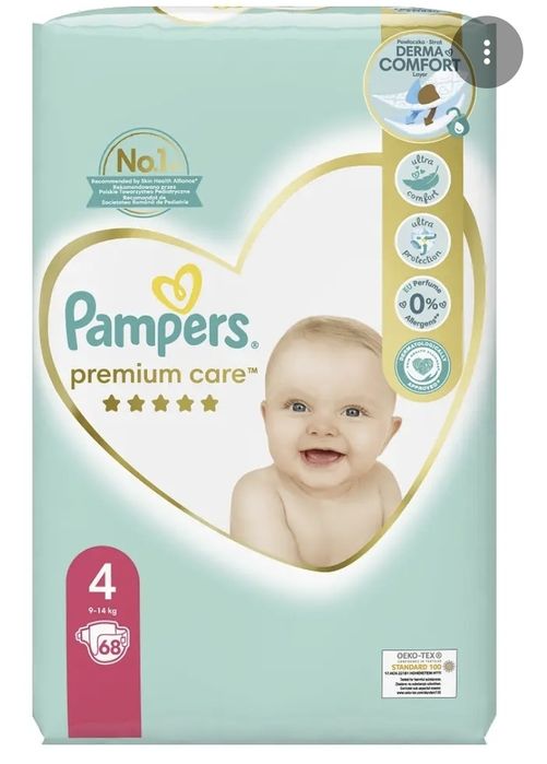 Pampers premium care 4 , 116 bucati