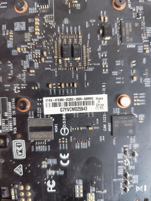 Placa video Asus strix GeForce gtx950 2gb ddr5