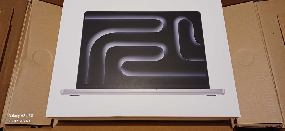 ЧИСТО НОВ MacBook Pro 14" M4 PRO Chip M4 10C/10G 16RAM/512SSDГаранция! — миниатюра 1