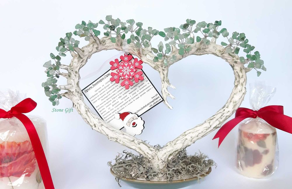 Дръвче Полускъпоценни Камъни, Подарък Коледа, Подарък Нова Година