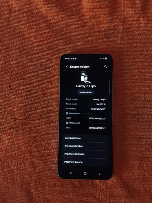 Samsung galaxy z flip 5 impecabil