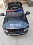 Mașinuță de poliție SUV,12v negru.