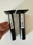 Picioare negre mobila 15cm 4buc