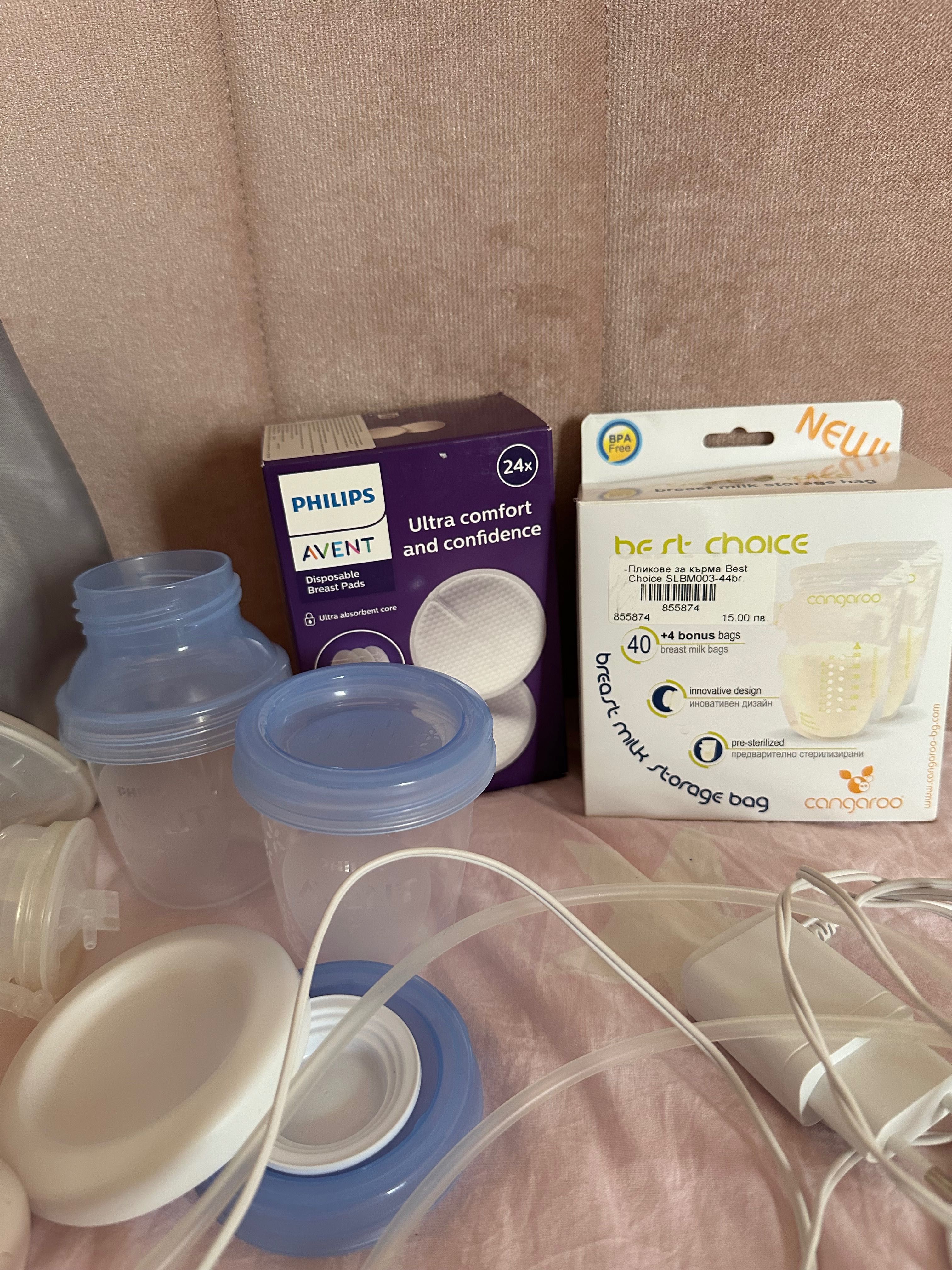Електрическа помпа за кърма Philips Avent с аксесоари