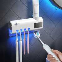 Соларен Диспечър за паста за зъби с UV Стерилизатор за четки