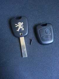 Carcasa cheie Citroen Peugeot - 2 butoane